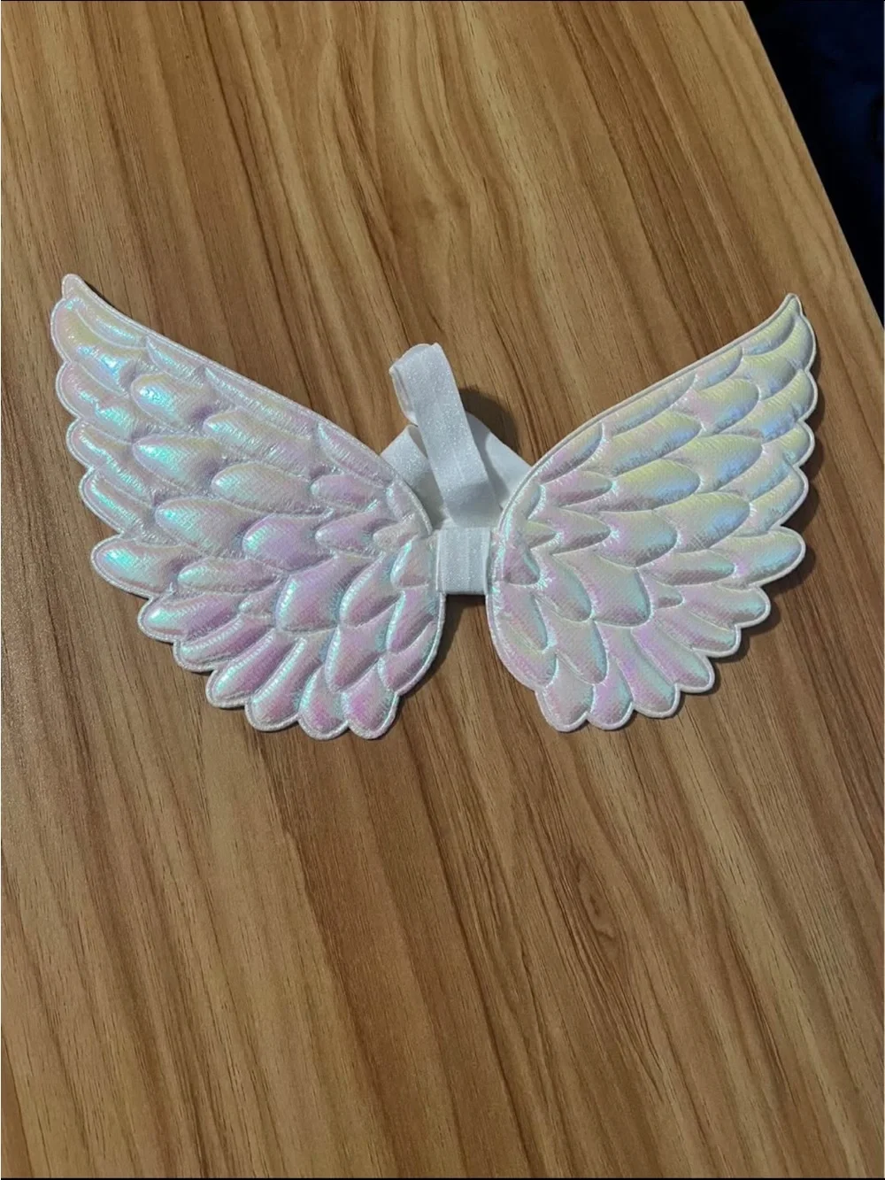 Iridescent Angel Wings Backpack Accessory